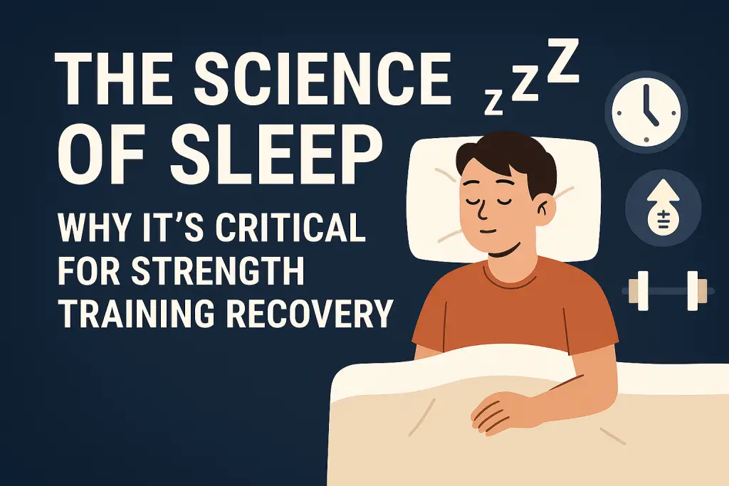 Learn how sleep affects strength training recovery, muscle growth, and performance. This science-backed guide explains why sleep is your most powerful recovery tool, with studies to support it.